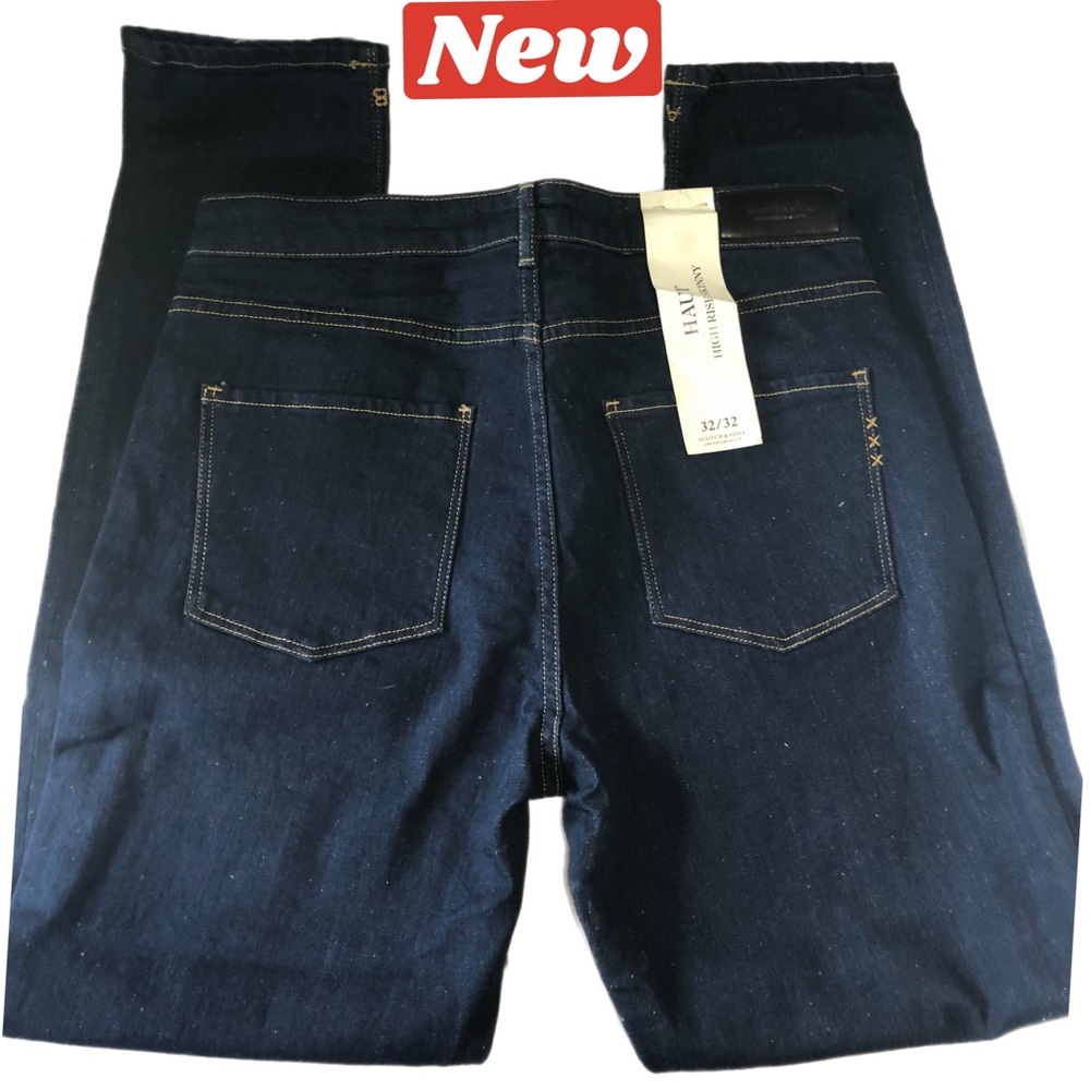 🆕 Scotch & Soda Haut Straight leg, dark denim Jeans size 32